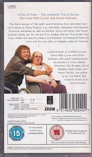 Little Britain The Complete Third Series - PSP UMD Film (B Grade) (Genbrug)